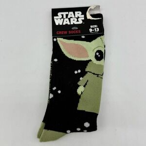 STAR WARS Grogu Crew Socks Size‎ 9–13